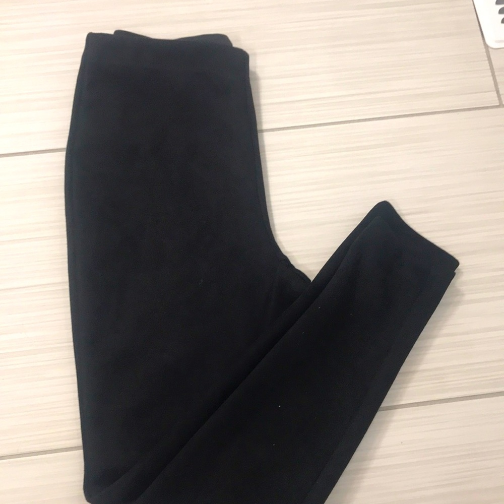 Catherine Maladrino black, suede leggings! Worn once!